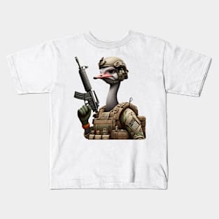 Tactical Ostrich Kids T-Shirt